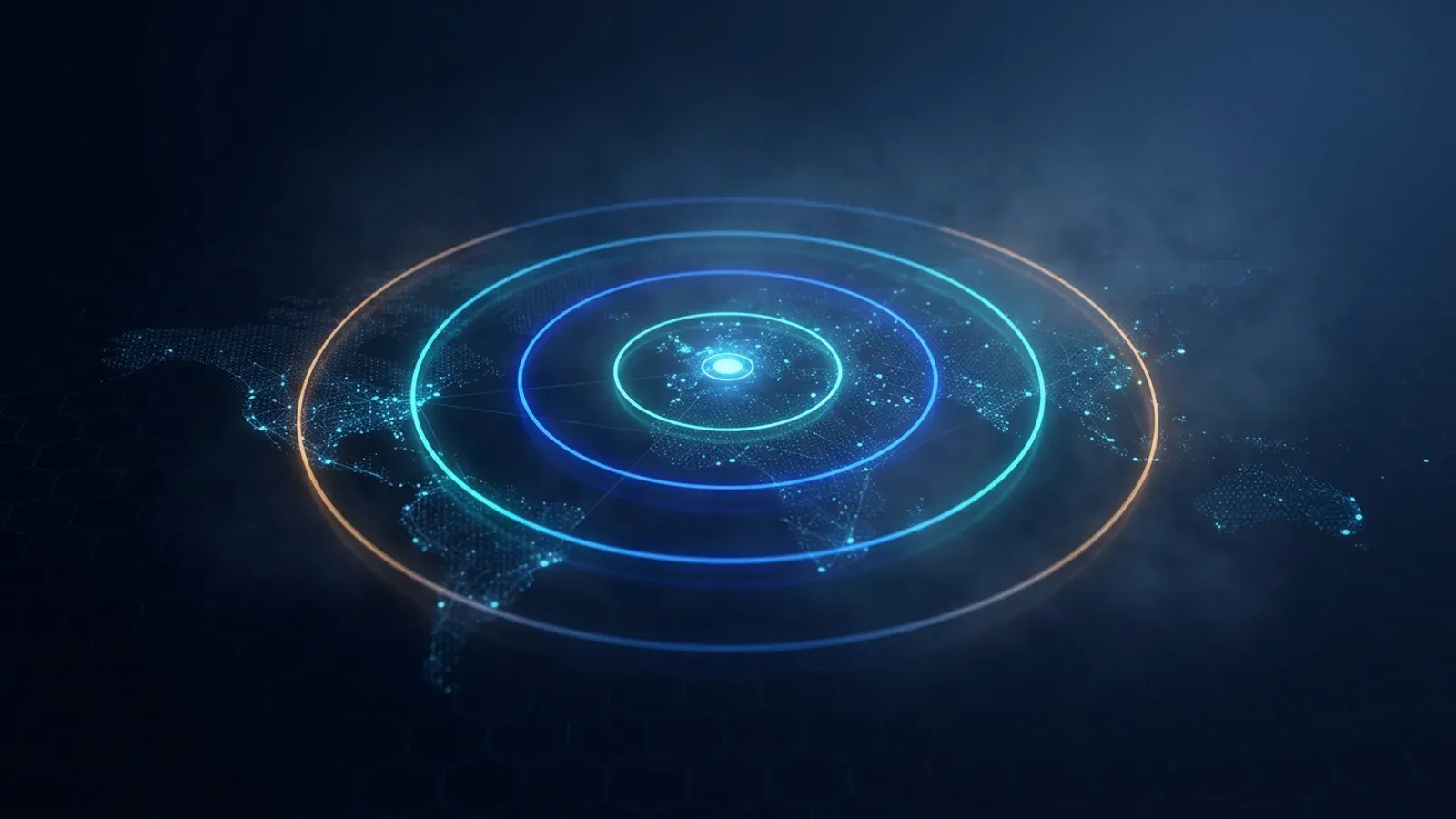 CloudKey security alert: a glowing firewall icon cracked open over a dark world map, marking leaked VPN credentials across thousands of devices